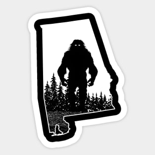 Alabama Bigfoot Sticker